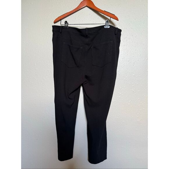 Lauren Ralph Lauren Woman 18W Black Ponte Cropped Dress Pants – Stretch, - Picture 3 of 11